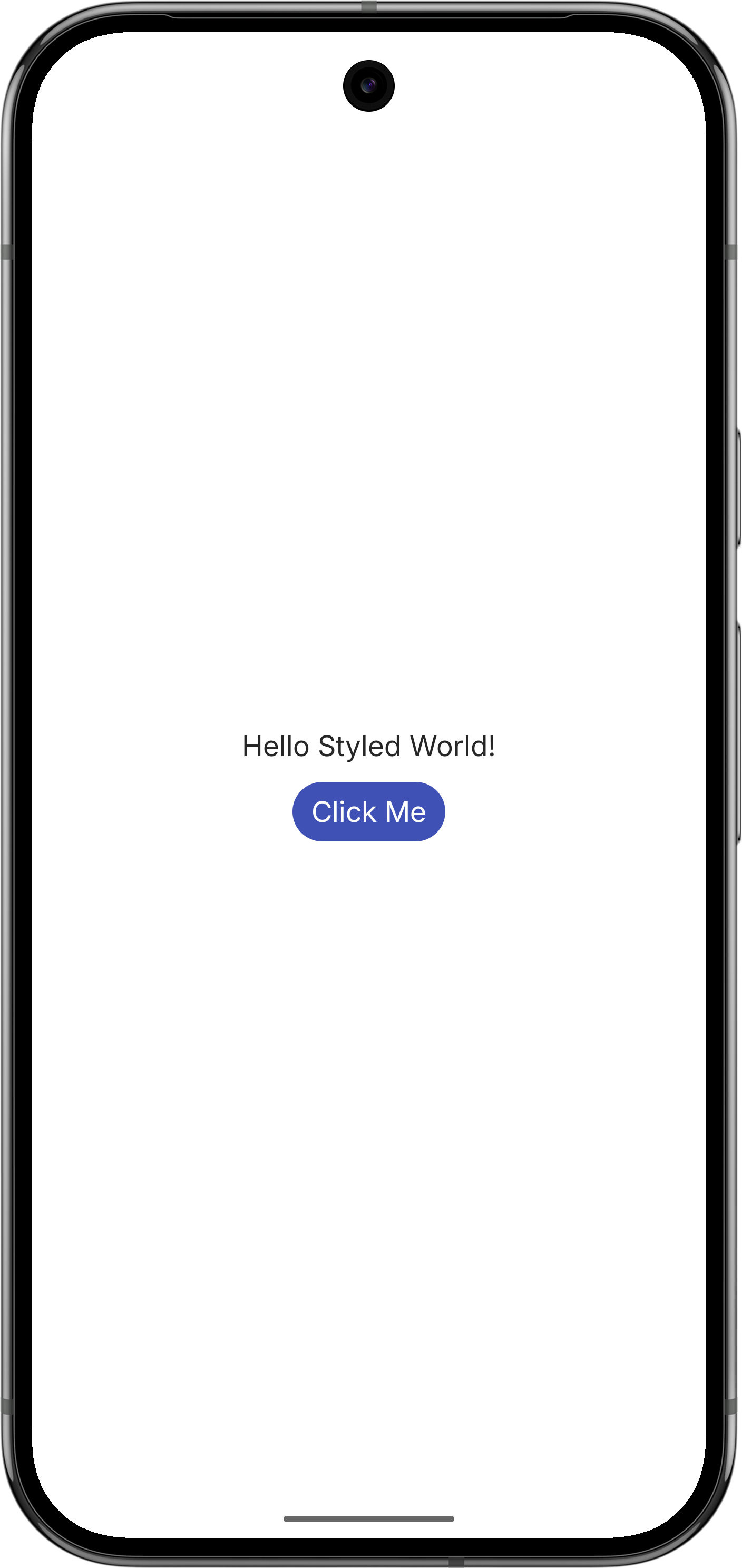 Android XML themed app with typography connected